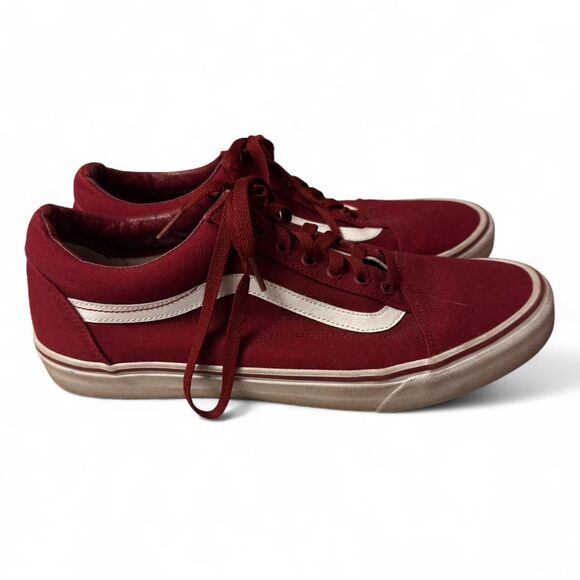 Vans Other - Vans Men's Red and Burgundy Trainers
